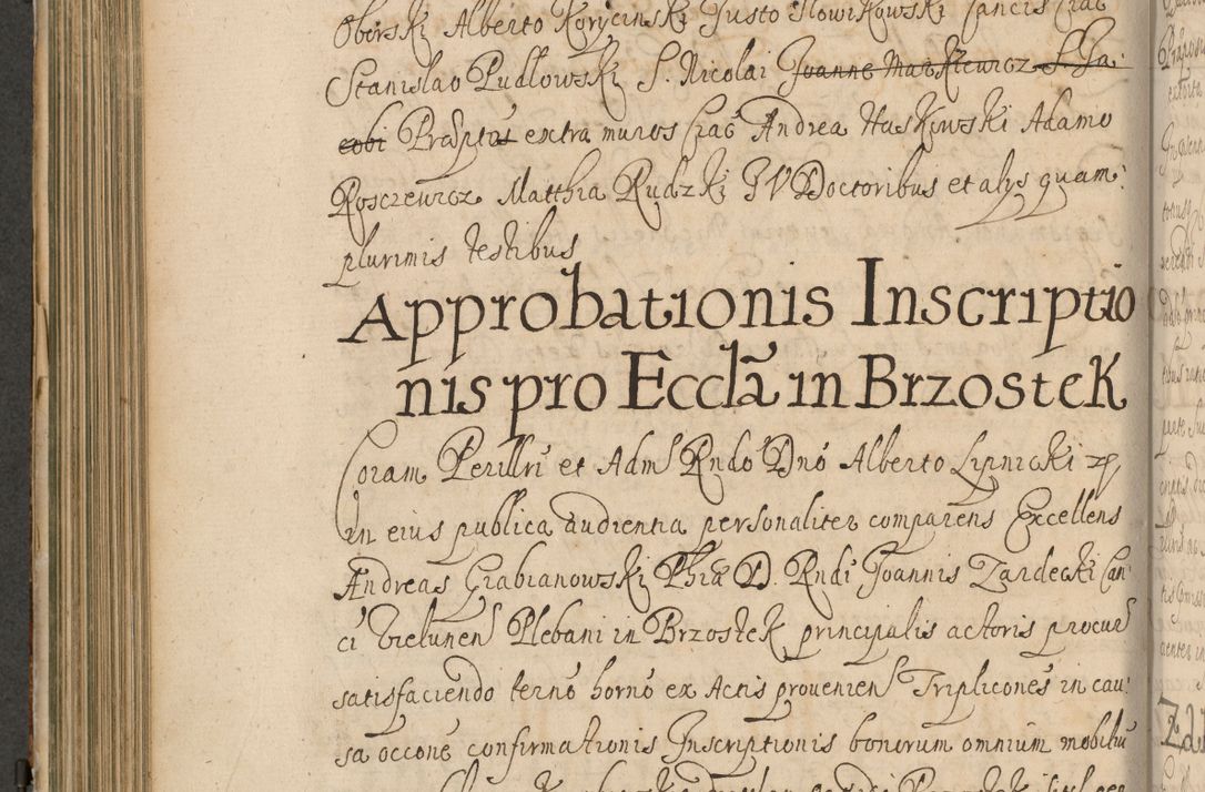 Zdjęcie nr 377 dla obiektu archiwalnego: Volumen II actorum episcopalium R. D. Petri Gembicki, episcopi Cracoviensis, locum tenente in dioecesi R. D. Alberto Lipnicki, canonico Cracoviensi post discessum R. D. Episcopi in Italiam et usque ad redditum eiusdem in Poloniam, videlicet a die 16 Novembris 1644 et per a. D. 1645 inchoative ad Septembrem. Horum videatur index ad finem huius voluminis