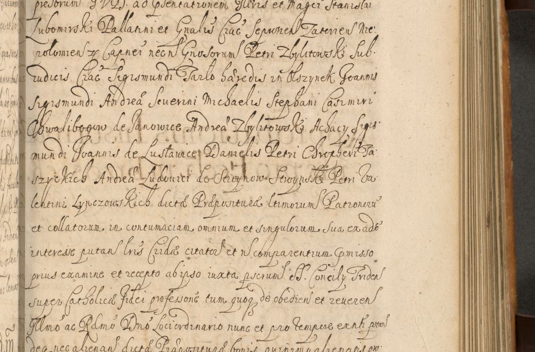 Zdjęcie nr 376 dla obiektu archiwalnego: Volumen II actorum episcopalium R. D. Petri Gembicki, episcopi Cracoviensis, locum tenente in dioecesi R. D. Alberto Lipnicki, canonico Cracoviensi post discessum R. D. Episcopi in Italiam et usque ad redditum eiusdem in Poloniam, videlicet a die 16 Novembris 1644 et per a. D. 1645 inchoative ad Septembrem. Horum videatur index ad finem huius voluminis