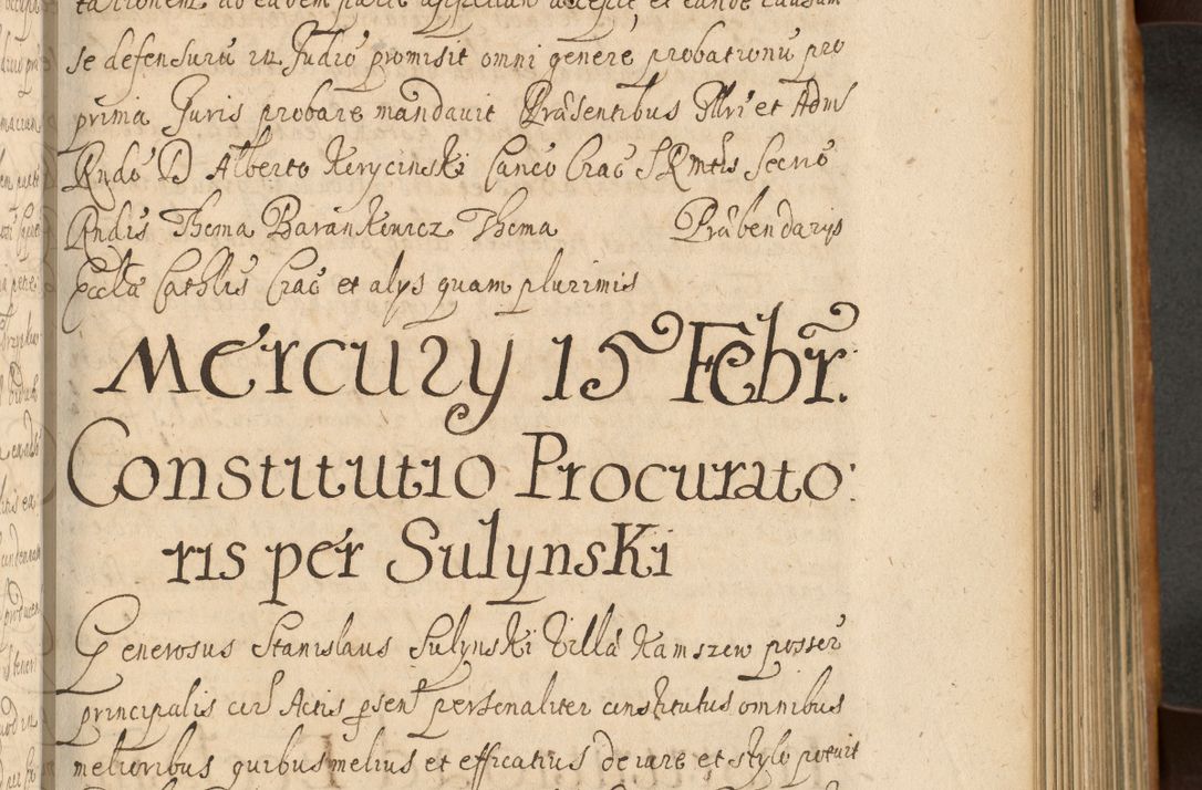 Zdjęcie nr 374 dla obiektu archiwalnego: Volumen II actorum episcopalium R. D. Petri Gembicki, episcopi Cracoviensis, locum tenente in dioecesi R. D. Alberto Lipnicki, canonico Cracoviensi post discessum R. D. Episcopi in Italiam et usque ad redditum eiusdem in Poloniam, videlicet a die 16 Novembris 1644 et per a. D. 1645 inchoative ad Septembrem. Horum videatur index ad finem huius voluminis