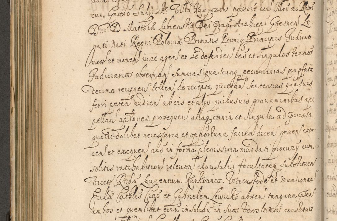 Zdjęcie nr 371 dla obiektu archiwalnego: Volumen II actorum episcopalium R. D. Petri Gembicki, episcopi Cracoviensis, locum tenente in dioecesi R. D. Alberto Lipnicki, canonico Cracoviensi post discessum R. D. Episcopi in Italiam et usque ad redditum eiusdem in Poloniam, videlicet a die 16 Novembris 1644 et per a. D. 1645 inchoative ad Septembrem. Horum videatur index ad finem huius voluminis