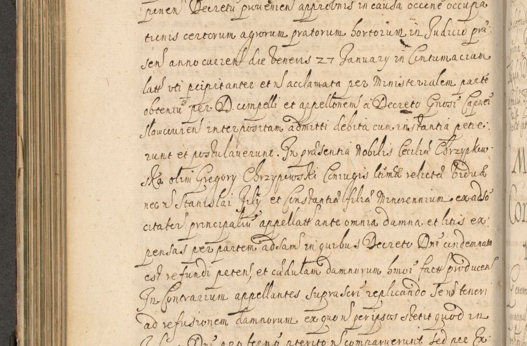 Zdjęcie nr 373 dla obiektu archiwalnego: Volumen II actorum episcopalium R. D. Petri Gembicki, episcopi Cracoviensis, locum tenente in dioecesi R. D. Alberto Lipnicki, canonico Cracoviensi post discessum R. D. Episcopi in Italiam et usque ad redditum eiusdem in Poloniam, videlicet a die 16 Novembris 1644 et per a. D. 1645 inchoative ad Septembrem. Horum videatur index ad finem huius voluminis