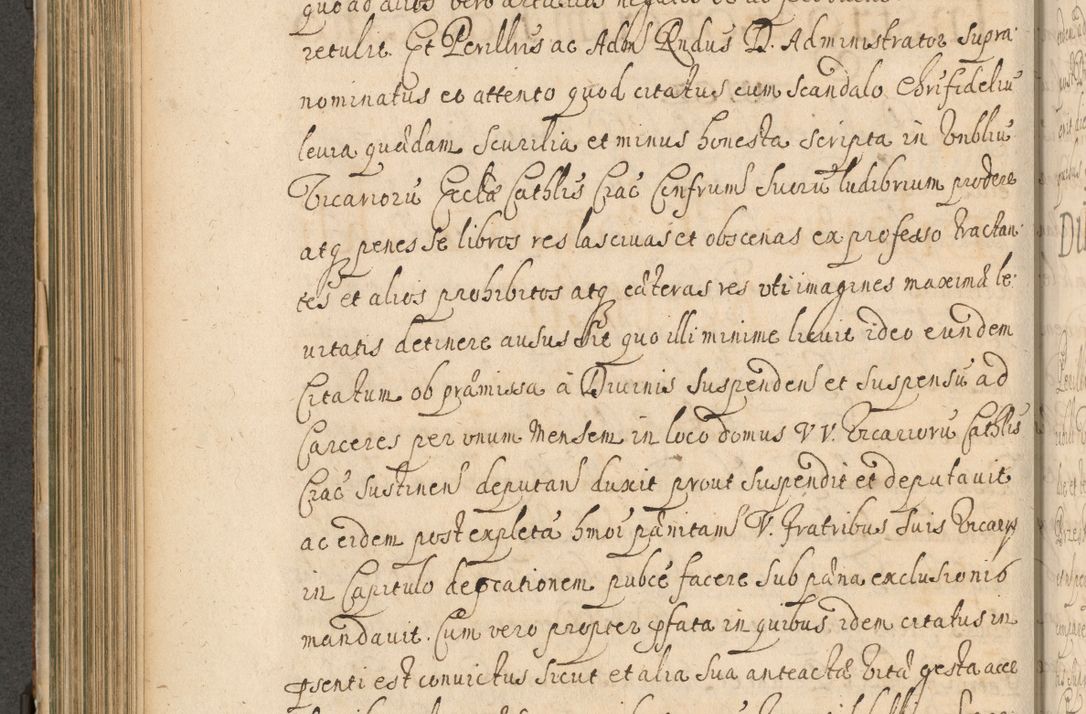 Zdjęcie nr 363 dla obiektu archiwalnego: Volumen II actorum episcopalium R. D. Petri Gembicki, episcopi Cracoviensis, locum tenente in dioecesi R. D. Alberto Lipnicki, canonico Cracoviensi post discessum R. D. Episcopi in Italiam et usque ad redditum eiusdem in Poloniam, videlicet a die 16 Novembris 1644 et per a. D. 1645 inchoative ad Septembrem. Horum videatur index ad finem huius voluminis