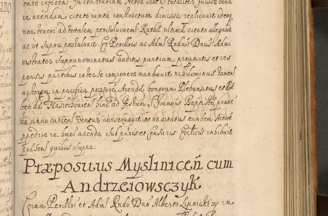 Zdjęcie nr 358 dla obiektu archiwalnego: Volumen II actorum episcopalium R. D. Petri Gembicki, episcopi Cracoviensis, locum tenente in dioecesi R. D. Alberto Lipnicki, canonico Cracoviensi post discessum R. D. Episcopi in Italiam et usque ad redditum eiusdem in Poloniam, videlicet a die 16 Novembris 1644 et per a. D. 1645 inchoative ad Septembrem. Horum videatur index ad finem huius voluminis