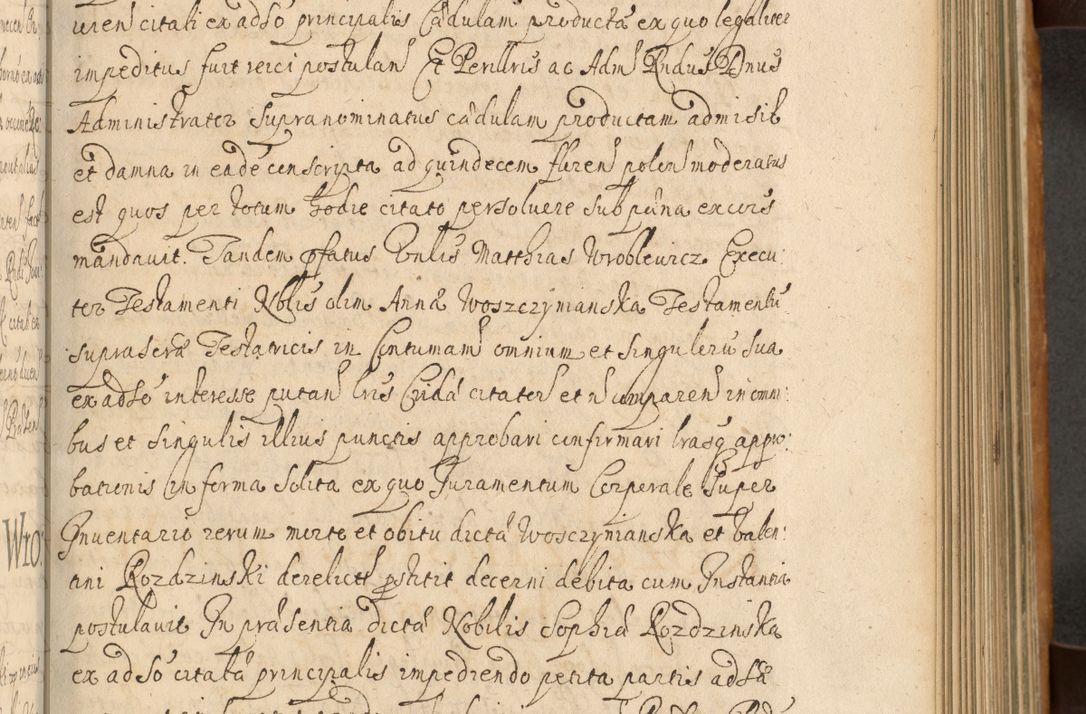 Zdjęcie nr 350 dla obiektu archiwalnego: Volumen II actorum episcopalium R. D. Petri Gembicki, episcopi Cracoviensis, locum tenente in dioecesi R. D. Alberto Lipnicki, canonico Cracoviensi post discessum R. D. Episcopi in Italiam et usque ad redditum eiusdem in Poloniam, videlicet a die 16 Novembris 1644 et per a. D. 1645 inchoative ad Septembrem. Horum videatur index ad finem huius voluminis