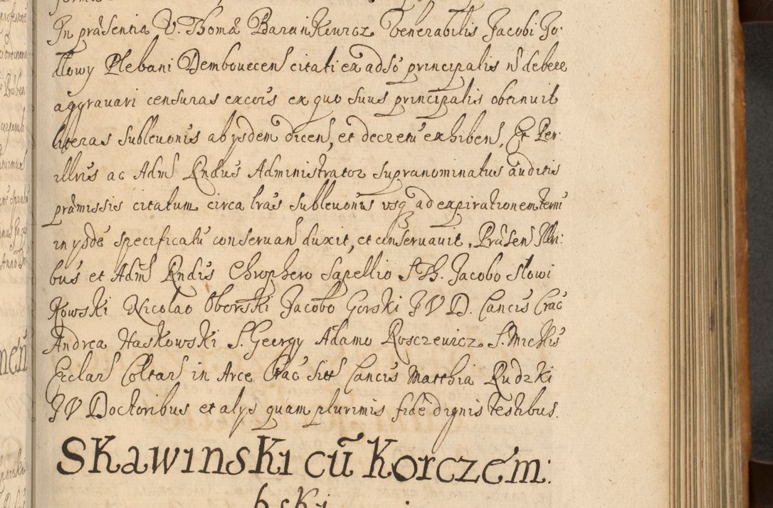 Zdjęcie nr 342 dla obiektu archiwalnego: Volumen II actorum episcopalium R. D. Petri Gembicki, episcopi Cracoviensis, locum tenente in dioecesi R. D. Alberto Lipnicki, canonico Cracoviensi post discessum R. D. Episcopi in Italiam et usque ad redditum eiusdem in Poloniam, videlicet a die 16 Novembris 1644 et per a. D. 1645 inchoative ad Septembrem. Horum videatur index ad finem huius voluminis
