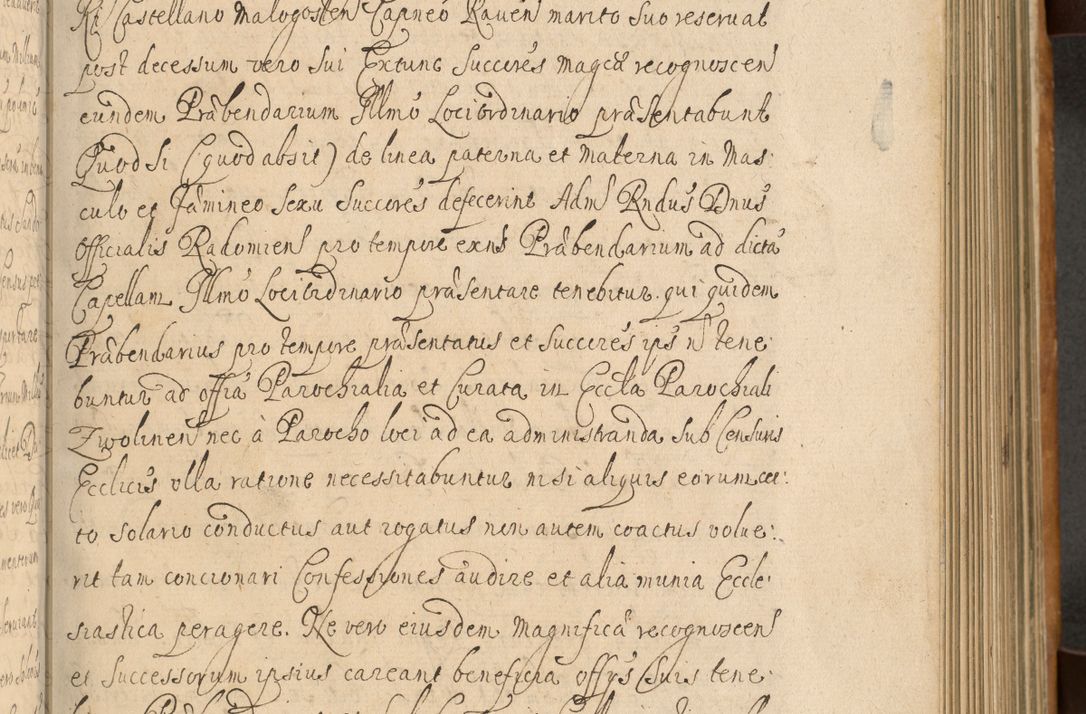 Zdjęcie nr 336 dla obiektu archiwalnego: Volumen II actorum episcopalium R. D. Petri Gembicki, episcopi Cracoviensis, locum tenente in dioecesi R. D. Alberto Lipnicki, canonico Cracoviensi post discessum R. D. Episcopi in Italiam et usque ad redditum eiusdem in Poloniam, videlicet a die 16 Novembris 1644 et per a. D. 1645 inchoative ad Septembrem. Horum videatur index ad finem huius voluminis