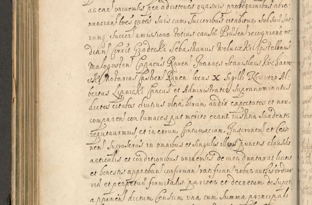 Zdjęcie nr 339 dla obiektu archiwalnego: Volumen II actorum episcopalium R. D. Petri Gembicki, episcopi Cracoviensis, locum tenente in dioecesi R. D. Alberto Lipnicki, canonico Cracoviensi post discessum R. D. Episcopi in Italiam et usque ad redditum eiusdem in Poloniam, videlicet a die 16 Novembris 1644 et per a. D. 1645 inchoative ad Septembrem. Horum videatur index ad finem huius voluminis