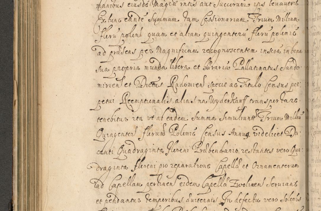 Zdjęcie nr 335 dla obiektu archiwalnego: Volumen II actorum episcopalium R. D. Petri Gembicki, episcopi Cracoviensis, locum tenente in dioecesi R. D. Alberto Lipnicki, canonico Cracoviensi post discessum R. D. Episcopi in Italiam et usque ad redditum eiusdem in Poloniam, videlicet a die 16 Novembris 1644 et per a. D. 1645 inchoative ad Septembrem. Horum videatur index ad finem huius voluminis