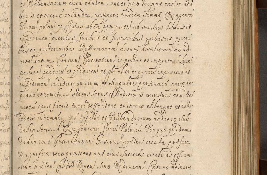 Zdjęcie nr 338 dla obiektu archiwalnego: Volumen II actorum episcopalium R. D. Petri Gembicki, episcopi Cracoviensis, locum tenente in dioecesi R. D. Alberto Lipnicki, canonico Cracoviensi post discessum R. D. Episcopi in Italiam et usque ad redditum eiusdem in Poloniam, videlicet a die 16 Novembris 1644 et per a. D. 1645 inchoative ad Septembrem. Horum videatur index ad finem huius voluminis