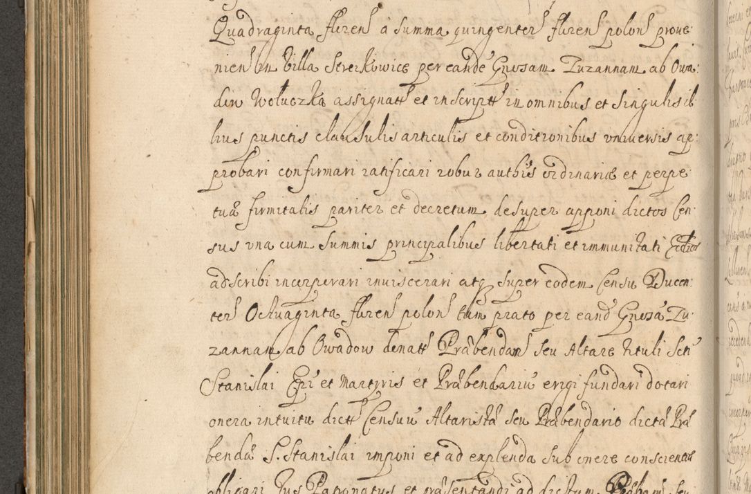 Zdjęcie nr 325 dla obiektu archiwalnego: Volumen II actorum episcopalium R. D. Petri Gembicki, episcopi Cracoviensis, locum tenente in dioecesi R. D. Alberto Lipnicki, canonico Cracoviensi post discessum R. D. Episcopi in Italiam et usque ad redditum eiusdem in Poloniam, videlicet a die 16 Novembris 1644 et per a. D. 1645 inchoative ad Septembrem. Horum videatur index ad finem huius voluminis