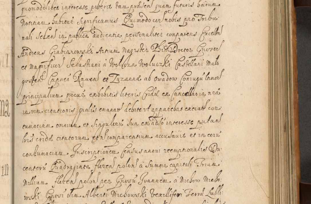 Zdjęcie nr 324 dla obiektu archiwalnego: Volumen II actorum episcopalium R. D. Petri Gembicki, episcopi Cracoviensis, locum tenente in dioecesi R. D. Alberto Lipnicki, canonico Cracoviensi post discessum R. D. Episcopi in Italiam et usque ad redditum eiusdem in Poloniam, videlicet a die 16 Novembris 1644 et per a. D. 1645 inchoative ad Septembrem. Horum videatur index ad finem huius voluminis