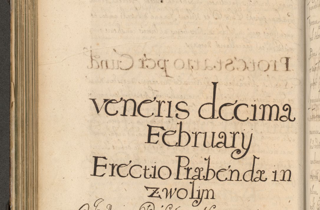 Zdjęcie nr 323 dla obiektu archiwalnego: Volumen II actorum episcopalium R. D. Petri Gembicki, episcopi Cracoviensis, locum tenente in dioecesi R. D. Alberto Lipnicki, canonico Cracoviensi post discessum R. D. Episcopi in Italiam et usque ad redditum eiusdem in Poloniam, videlicet a die 16 Novembris 1644 et per a. D. 1645 inchoative ad Septembrem. Horum videatur index ad finem huius voluminis