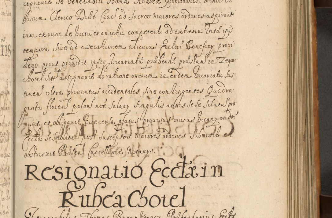 Zdjęcie nr 320 dla obiektu archiwalnego: Volumen II actorum episcopalium R. D. Petri Gembicki, episcopi Cracoviensis, locum tenente in dioecesi R. D. Alberto Lipnicki, canonico Cracoviensi post discessum R. D. Episcopi in Italiam et usque ad redditum eiusdem in Poloniam, videlicet a die 16 Novembris 1644 et per a. D. 1645 inchoative ad Septembrem. Horum videatur index ad finem huius voluminis