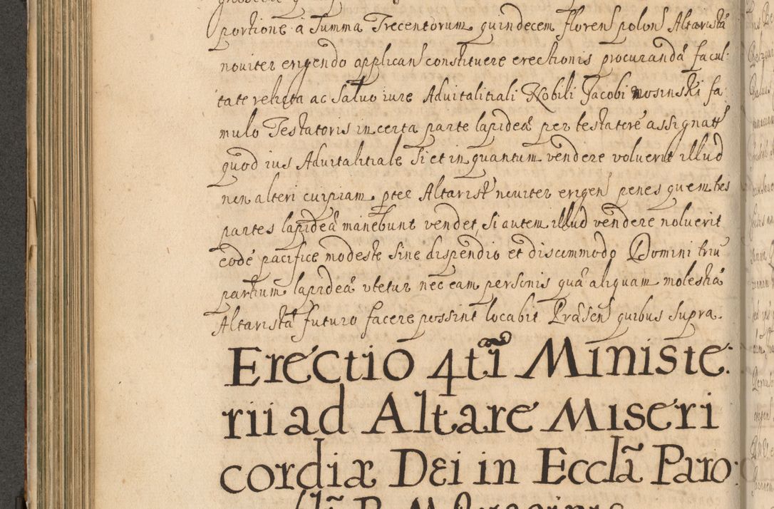 Zdjęcie nr 307 dla obiektu archiwalnego: Volumen II actorum episcopalium R. D. Petri Gembicki, episcopi Cracoviensis, locum tenente in dioecesi R. D. Alberto Lipnicki, canonico Cracoviensi post discessum R. D. Episcopi in Italiam et usque ad redditum eiusdem in Poloniam, videlicet a die 16 Novembris 1644 et per a. D. 1645 inchoative ad Septembrem. Horum videatur index ad finem huius voluminis