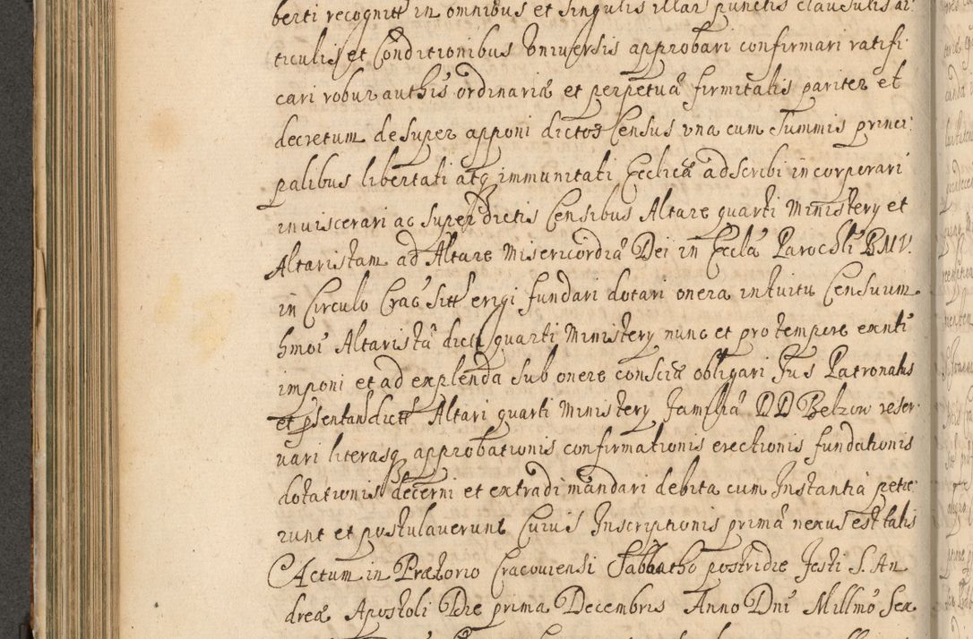 Zdjęcie nr 309 dla obiektu archiwalnego: Volumen II actorum episcopalium R. D. Petri Gembicki, episcopi Cracoviensis, locum tenente in dioecesi R. D. Alberto Lipnicki, canonico Cracoviensi post discessum R. D. Episcopi in Italiam et usque ad redditum eiusdem in Poloniam, videlicet a die 16 Novembris 1644 et per a. D. 1645 inchoative ad Septembrem. Horum videatur index ad finem huius voluminis