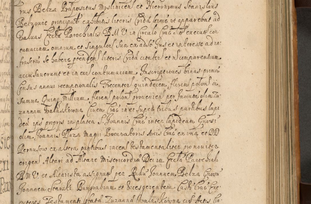Zdjęcie nr 308 dla obiektu archiwalnego: Volumen II actorum episcopalium R. D. Petri Gembicki, episcopi Cracoviensis, locum tenente in dioecesi R. D. Alberto Lipnicki, canonico Cracoviensi post discessum R. D. Episcopi in Italiam et usque ad redditum eiusdem in Poloniam, videlicet a die 16 Novembris 1644 et per a. D. 1645 inchoative ad Septembrem. Horum videatur index ad finem huius voluminis