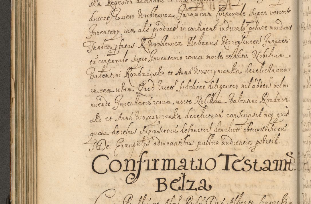 Zdjęcie nr 303 dla obiektu archiwalnego: Volumen II actorum episcopalium R. D. Petri Gembicki, episcopi Cracoviensis, locum tenente in dioecesi R. D. Alberto Lipnicki, canonico Cracoviensi post discessum R. D. Episcopi in Italiam et usque ad redditum eiusdem in Poloniam, videlicet a die 16 Novembris 1644 et per a. D. 1645 inchoative ad Septembrem. Horum videatur index ad finem huius voluminis