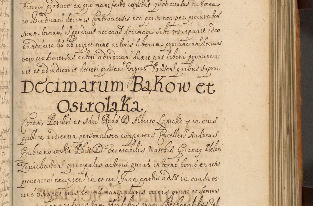 Zdjęcie nr 298 dla obiektu archiwalnego: Volumen II actorum episcopalium R. D. Petri Gembicki, episcopi Cracoviensis, locum tenente in dioecesi R. D. Alberto Lipnicki, canonico Cracoviensi post discessum R. D. Episcopi in Italiam et usque ad redditum eiusdem in Poloniam, videlicet a die 16 Novembris 1644 et per a. D. 1645 inchoative ad Septembrem. Horum videatur index ad finem huius voluminis