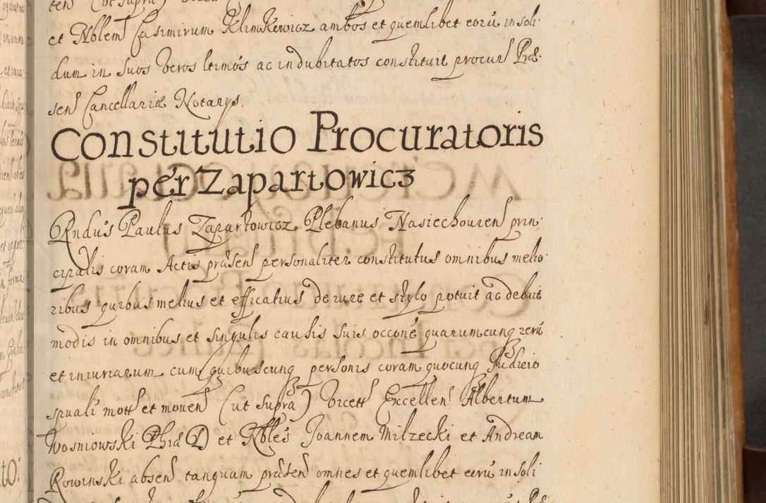 Zdjęcie nr 290 dla obiektu archiwalnego: Volumen II actorum episcopalium R. D. Petri Gembicki, episcopi Cracoviensis, locum tenente in dioecesi R. D. Alberto Lipnicki, canonico Cracoviensi post discessum R. D. Episcopi in Italiam et usque ad redditum eiusdem in Poloniam, videlicet a die 16 Novembris 1644 et per a. D. 1645 inchoative ad Septembrem. Horum videatur index ad finem huius voluminis