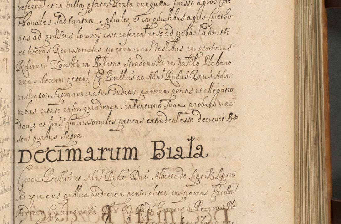Zdjęcie nr 278 dla obiektu archiwalnego: Volumen II actorum episcopalium R. D. Petri Gembicki, episcopi Cracoviensis, locum tenente in dioecesi R. D. Alberto Lipnicki, canonico Cracoviensi post discessum R. D. Episcopi in Italiam et usque ad redditum eiusdem in Poloniam, videlicet a die 16 Novembris 1644 et per a. D. 1645 inchoative ad Septembrem. Horum videatur index ad finem huius voluminis