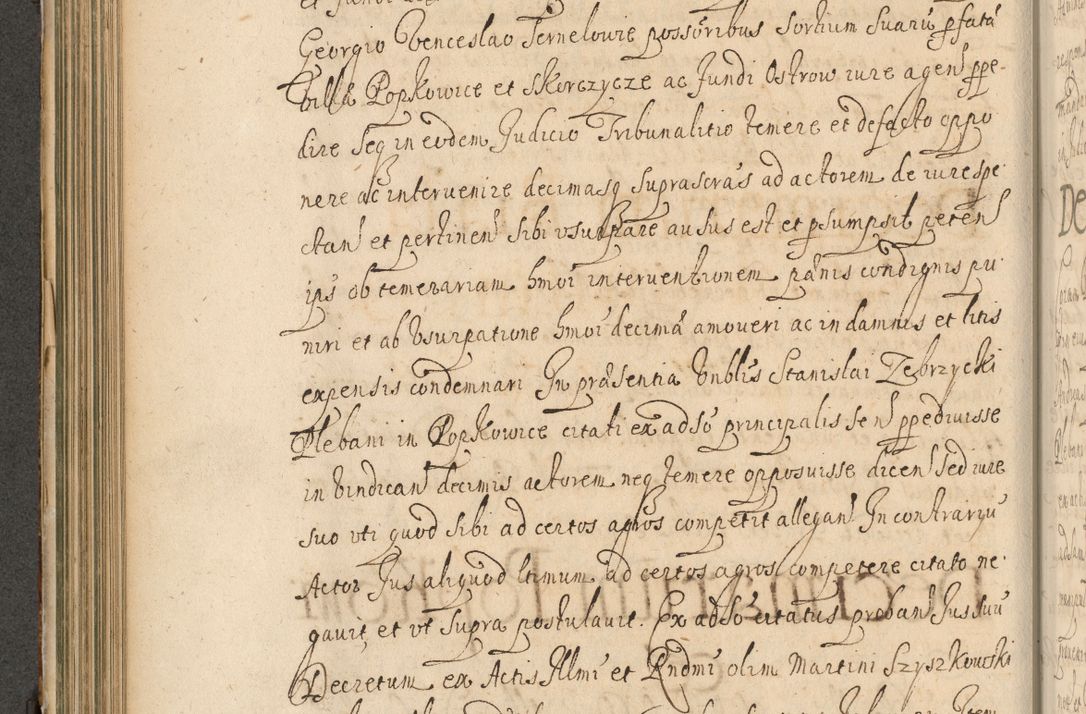 Zdjęcie nr 275 dla obiektu archiwalnego: Volumen II actorum episcopalium R. D. Petri Gembicki, episcopi Cracoviensis, locum tenente in dioecesi R. D. Alberto Lipnicki, canonico Cracoviensi post discessum R. D. Episcopi in Italiam et usque ad redditum eiusdem in Poloniam, videlicet a die 16 Novembris 1644 et per a. D. 1645 inchoative ad Septembrem. Horum videatur index ad finem huius voluminis