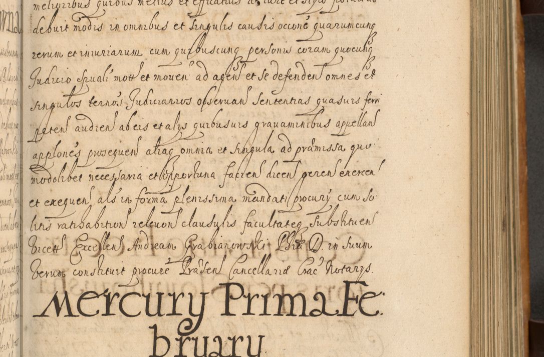 Zdjęcie nr 266 dla obiektu archiwalnego: Volumen II actorum episcopalium R. D. Petri Gembicki, episcopi Cracoviensis, locum tenente in dioecesi R. D. Alberto Lipnicki, canonico Cracoviensi post discessum R. D. Episcopi in Italiam et usque ad redditum eiusdem in Poloniam, videlicet a die 16 Novembris 1644 et per a. D. 1645 inchoative ad Septembrem. Horum videatur index ad finem huius voluminis