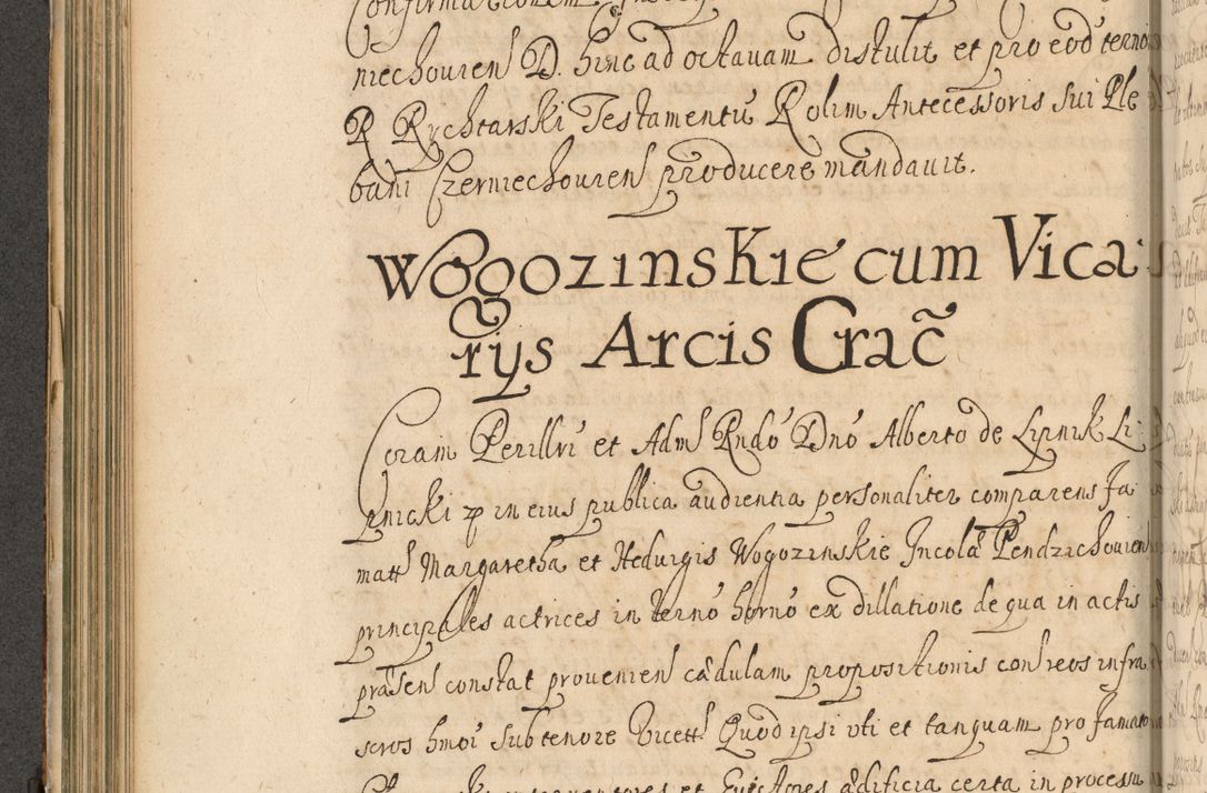 Zdjęcie nr 259 dla obiektu archiwalnego: Volumen II actorum episcopalium R. D. Petri Gembicki, episcopi Cracoviensis, locum tenente in dioecesi R. D. Alberto Lipnicki, canonico Cracoviensi post discessum R. D. Episcopi in Italiam et usque ad redditum eiusdem in Poloniam, videlicet a die 16 Novembris 1644 et per a. D. 1645 inchoative ad Septembrem. Horum videatur index ad finem huius voluminis