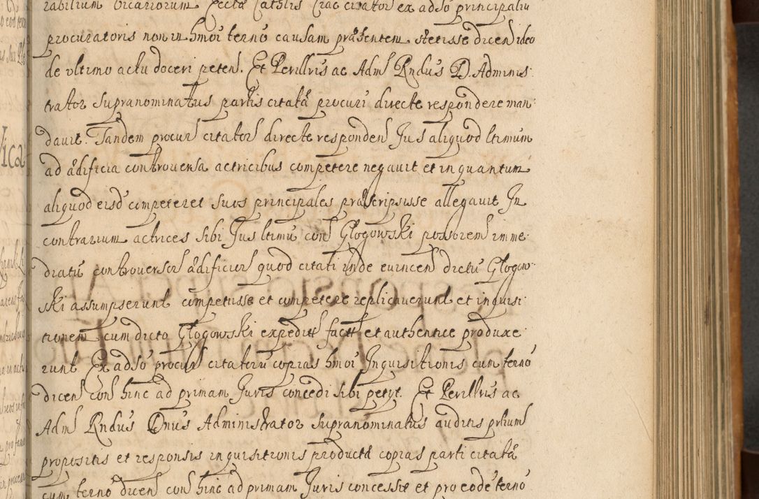 Zdjęcie nr 260 dla obiektu archiwalnego: Volumen II actorum episcopalium R. D. Petri Gembicki, episcopi Cracoviensis, locum tenente in dioecesi R. D. Alberto Lipnicki, canonico Cracoviensi post discessum R. D. Episcopi in Italiam et usque ad redditum eiusdem in Poloniam, videlicet a die 16 Novembris 1644 et per a. D. 1645 inchoative ad Septembrem. Horum videatur index ad finem huius voluminis