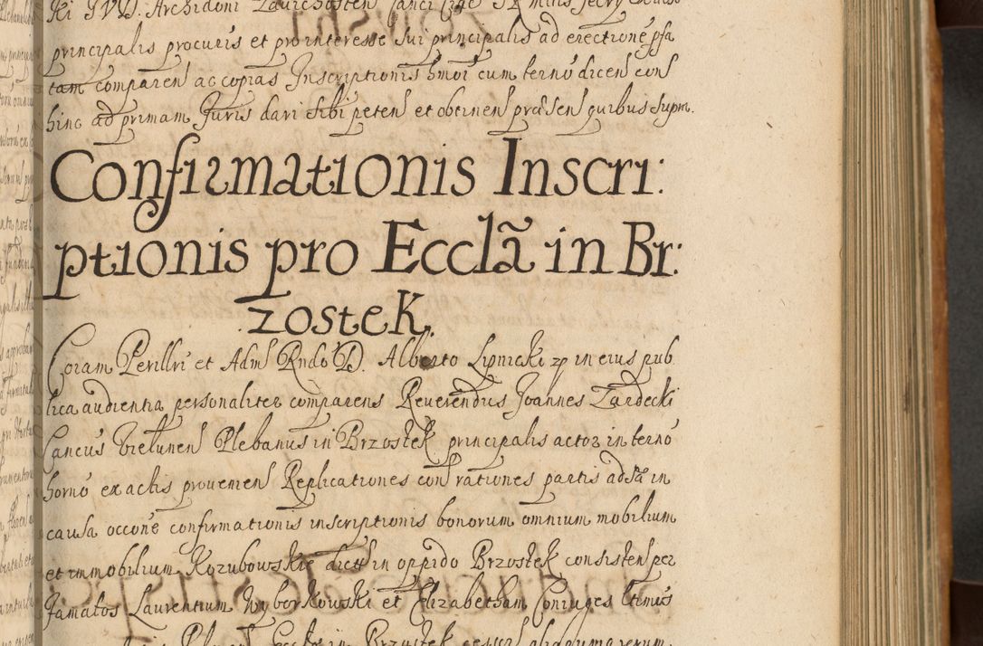 Zdjęcie nr 252 dla obiektu archiwalnego: Volumen II actorum episcopalium R. D. Petri Gembicki, episcopi Cracoviensis, locum tenente in dioecesi R. D. Alberto Lipnicki, canonico Cracoviensi post discessum R. D. Episcopi in Italiam et usque ad redditum eiusdem in Poloniam, videlicet a die 16 Novembris 1644 et per a. D. 1645 inchoative ad Septembrem. Horum videatur index ad finem huius voluminis