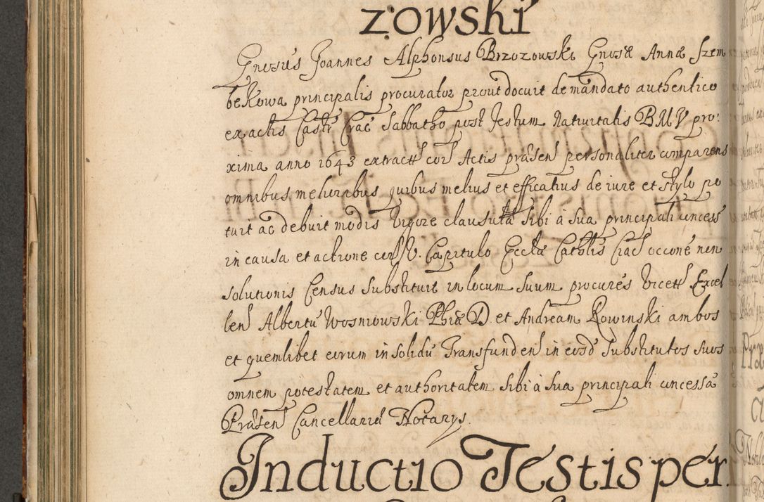 Zdjęcie nr 253 dla obiektu archiwalnego: Volumen II actorum episcopalium R. D. Petri Gembicki, episcopi Cracoviensis, locum tenente in dioecesi R. D. Alberto Lipnicki, canonico Cracoviensi post discessum R. D. Episcopi in Italiam et usque ad redditum eiusdem in Poloniam, videlicet a die 16 Novembris 1644 et per a. D. 1645 inchoative ad Septembrem. Horum videatur index ad finem huius voluminis
