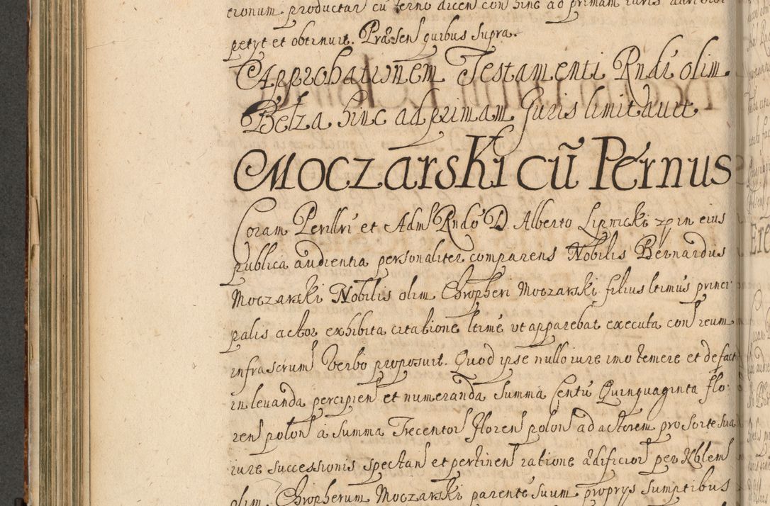Zdjęcie nr 249 dla obiektu archiwalnego: Volumen II actorum episcopalium R. D. Petri Gembicki, episcopi Cracoviensis, locum tenente in dioecesi R. D. Alberto Lipnicki, canonico Cracoviensi post discessum R. D. Episcopi in Italiam et usque ad redditum eiusdem in Poloniam, videlicet a die 16 Novembris 1644 et per a. D. 1645 inchoative ad Septembrem. Horum videatur index ad finem huius voluminis