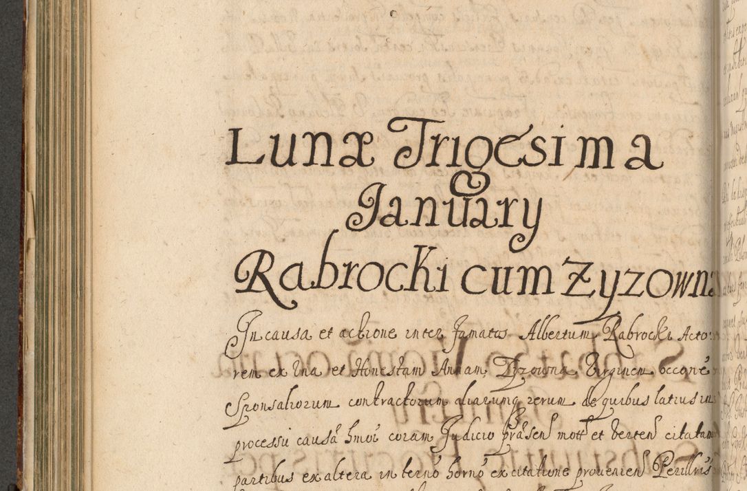 Zdjęcie nr 241 dla obiektu archiwalnego: Volumen II actorum episcopalium R. D. Petri Gembicki, episcopi Cracoviensis, locum tenente in dioecesi R. D. Alberto Lipnicki, canonico Cracoviensi post discessum R. D. Episcopi in Italiam et usque ad redditum eiusdem in Poloniam, videlicet a die 16 Novembris 1644 et per a. D. 1645 inchoative ad Septembrem. Horum videatur index ad finem huius voluminis