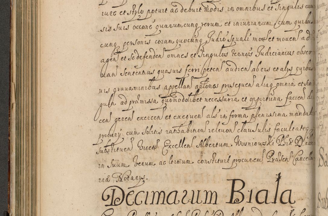 Zdjęcie nr 239 dla obiektu archiwalnego: Volumen II actorum episcopalium R. D. Petri Gembicki, episcopi Cracoviensis, locum tenente in dioecesi R. D. Alberto Lipnicki, canonico Cracoviensi post discessum R. D. Episcopi in Italiam et usque ad redditum eiusdem in Poloniam, videlicet a die 16 Novembris 1644 et per a. D. 1645 inchoative ad Septembrem. Horum videatur index ad finem huius voluminis