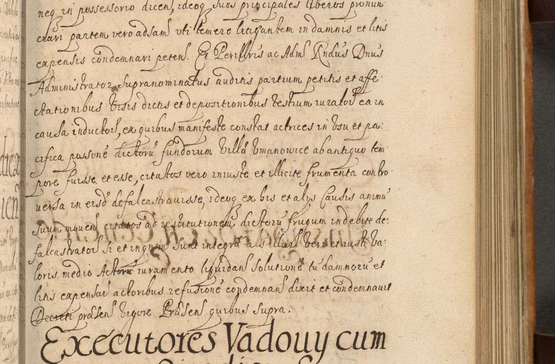 Zdjęcie nr 232 dla obiektu archiwalnego: Volumen II actorum episcopalium R. D. Petri Gembicki, episcopi Cracoviensis, locum tenente in dioecesi R. D. Alberto Lipnicki, canonico Cracoviensi post discessum R. D. Episcopi in Italiam et usque ad redditum eiusdem in Poloniam, videlicet a die 16 Novembris 1644 et per a. D. 1645 inchoative ad Septembrem. Horum videatur index ad finem huius voluminis