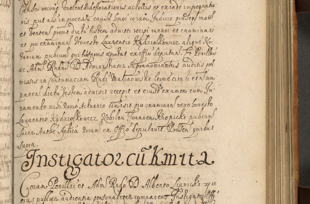 Zdjęcie nr 228 dla obiektu archiwalnego: Volumen II actorum episcopalium R. D. Petri Gembicki, episcopi Cracoviensis, locum tenente in dioecesi R. D. Alberto Lipnicki, canonico Cracoviensi post discessum R. D. Episcopi in Italiam et usque ad redditum eiusdem in Poloniam, videlicet a die 16 Novembris 1644 et per a. D. 1645 inchoative ad Septembrem. Horum videatur index ad finem huius voluminis