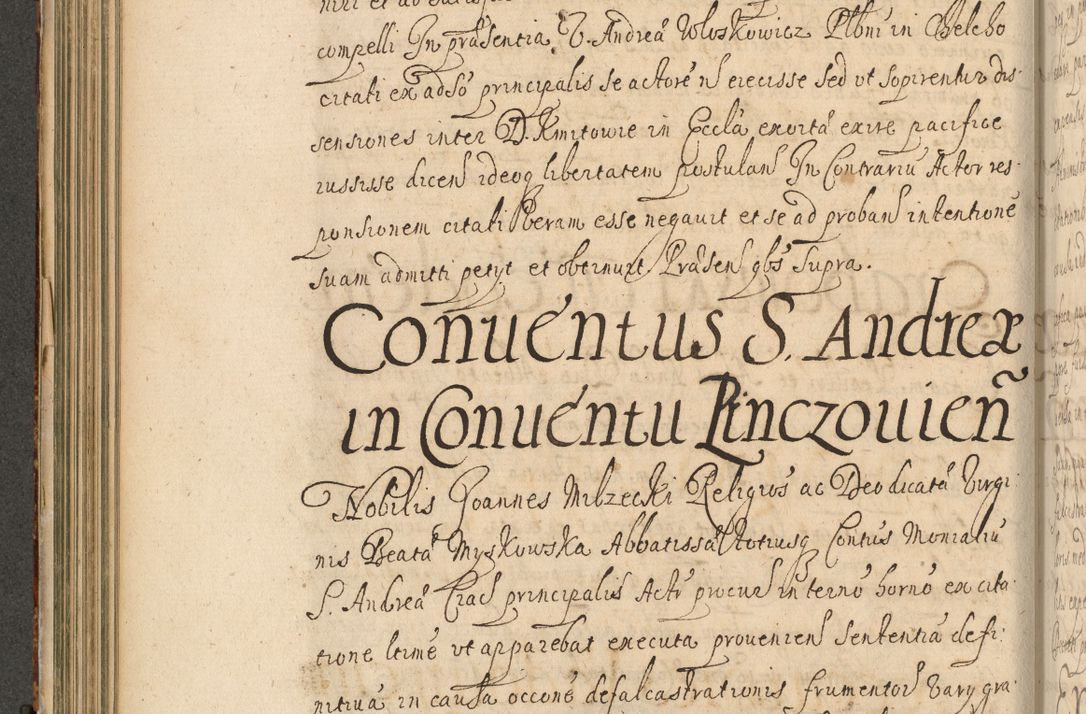 Zdjęcie nr 231 dla obiektu archiwalnego: Volumen II actorum episcopalium R. D. Petri Gembicki, episcopi Cracoviensis, locum tenente in dioecesi R. D. Alberto Lipnicki, canonico Cracoviensi post discessum R. D. Episcopi in Italiam et usque ad redditum eiusdem in Poloniam, videlicet a die 16 Novembris 1644 et per a. D. 1645 inchoative ad Septembrem. Horum videatur index ad finem huius voluminis