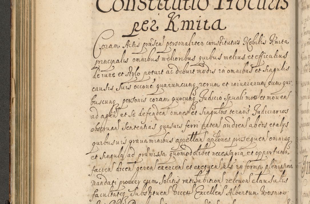 Zdjęcie nr 227 dla obiektu archiwalnego: Volumen II actorum episcopalium R. D. Petri Gembicki, episcopi Cracoviensis, locum tenente in dioecesi R. D. Alberto Lipnicki, canonico Cracoviensi post discessum R. D. Episcopi in Italiam et usque ad redditum eiusdem in Poloniam, videlicet a die 16 Novembris 1644 et per a. D. 1645 inchoative ad Septembrem. Horum videatur index ad finem huius voluminis