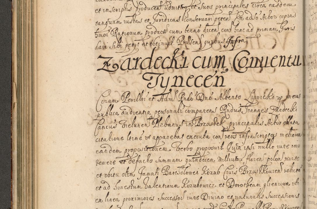 Zdjęcie nr 217 dla obiektu archiwalnego: Volumen II actorum episcopalium R. D. Petri Gembicki, episcopi Cracoviensis, locum tenente in dioecesi R. D. Alberto Lipnicki, canonico Cracoviensi post discessum R. D. Episcopi in Italiam et usque ad redditum eiusdem in Poloniam, videlicet a die 16 Novembris 1644 et per a. D. 1645 inchoative ad Septembrem. Horum videatur index ad finem huius voluminis