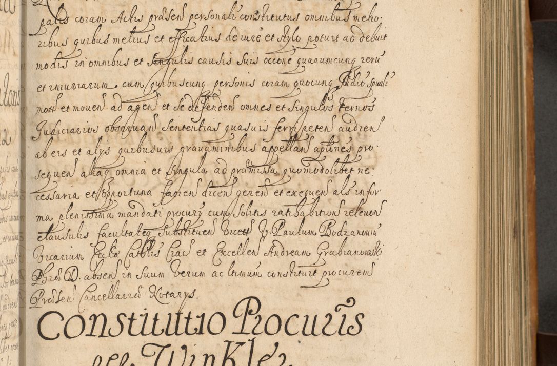 Zdjęcie nr 212 dla obiektu archiwalnego: Volumen II actorum episcopalium R. D. Petri Gembicki, episcopi Cracoviensis, locum tenente in dioecesi R. D. Alberto Lipnicki, canonico Cracoviensi post discessum R. D. Episcopi in Italiam et usque ad redditum eiusdem in Poloniam, videlicet a die 16 Novembris 1644 et per a. D. 1645 inchoative ad Septembrem. Horum videatur index ad finem huius voluminis