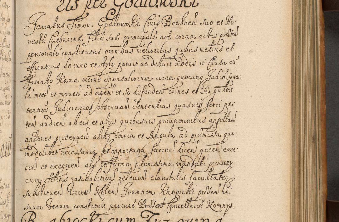 Zdjęcie nr 202 dla obiektu archiwalnego: Volumen II actorum episcopalium R. D. Petri Gembicki, episcopi Cracoviensis, locum tenente in dioecesi R. D. Alberto Lipnicki, canonico Cracoviensi post discessum R. D. Episcopi in Italiam et usque ad redditum eiusdem in Poloniam, videlicet a die 16 Novembris 1644 et per a. D. 1645 inchoative ad Septembrem. Horum videatur index ad finem huius voluminis