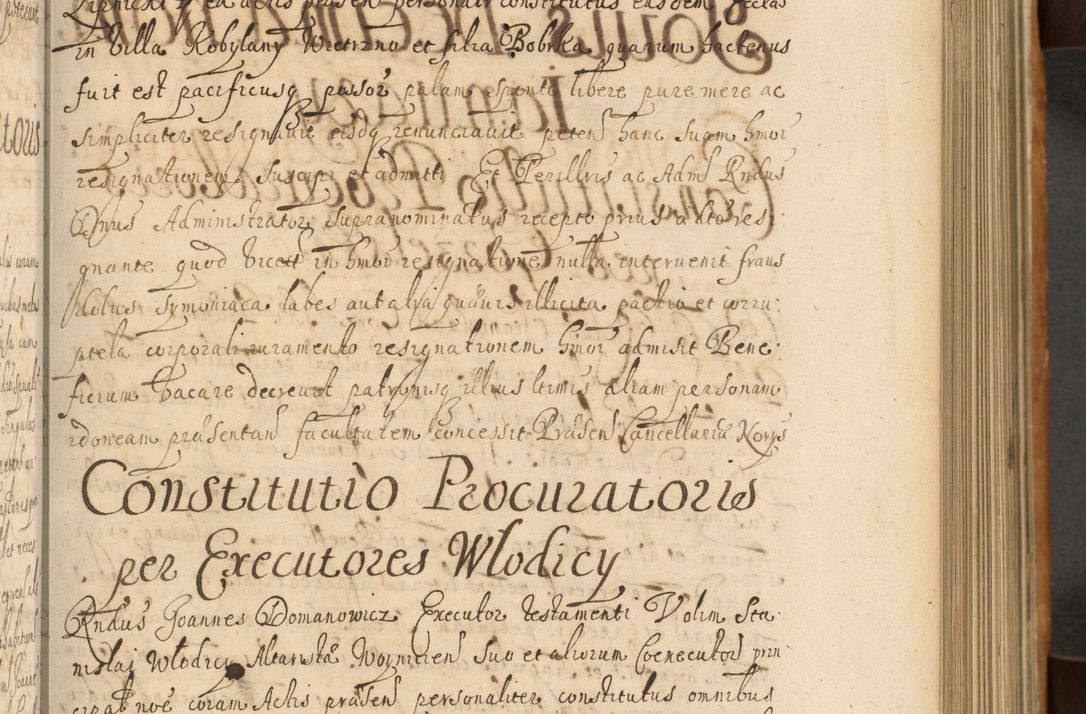 Zdjęcie nr 184 dla obiektu archiwalnego: Volumen II actorum episcopalium R. D. Petri Gembicki, episcopi Cracoviensis, locum tenente in dioecesi R. D. Alberto Lipnicki, canonico Cracoviensi post discessum R. D. Episcopi in Italiam et usque ad redditum eiusdem in Poloniam, videlicet a die 16 Novembris 1644 et per a. D. 1645 inchoative ad Septembrem. Horum videatur index ad finem huius voluminis