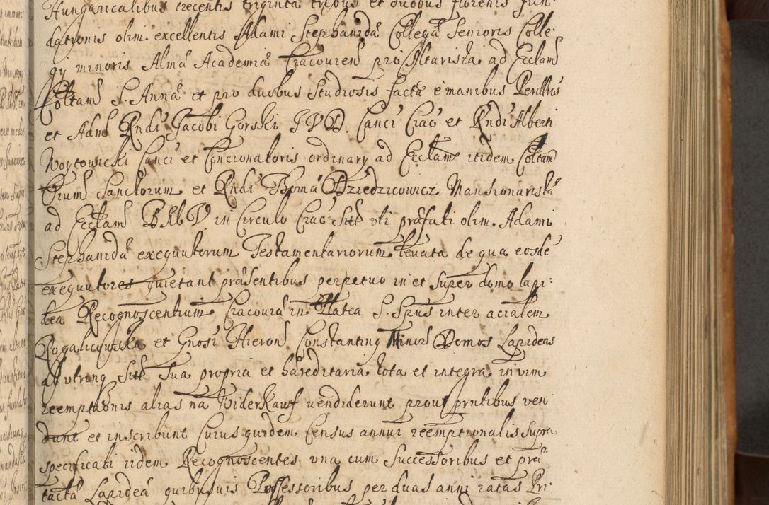 Zdjęcie nr 178 dla obiektu archiwalnego: Volumen II actorum episcopalium R. D. Petri Gembicki, episcopi Cracoviensis, locum tenente in dioecesi R. D. Alberto Lipnicki, canonico Cracoviensi post discessum R. D. Episcopi in Italiam et usque ad redditum eiusdem in Poloniam, videlicet a die 16 Novembris 1644 et per a. D. 1645 inchoative ad Septembrem. Horum videatur index ad finem huius voluminis
