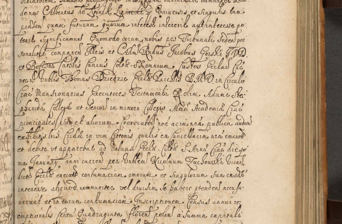 Zdjęcie nr 176 dla obiektu archiwalnego: Volumen II actorum episcopalium R. D. Petri Gembicki, episcopi Cracoviensis, locum tenente in dioecesi R. D. Alberto Lipnicki, canonico Cracoviensi post discessum R. D. Episcopi in Italiam et usque ad redditum eiusdem in Poloniam, videlicet a die 16 Novembris 1644 et per a. D. 1645 inchoative ad Septembrem. Horum videatur index ad finem huius voluminis
