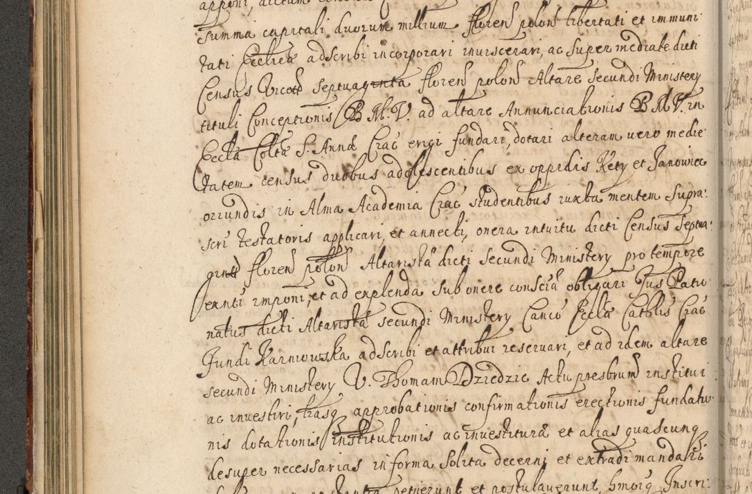 Zdjęcie nr 177 dla obiektu archiwalnego: Volumen II actorum episcopalium R. D. Petri Gembicki, episcopi Cracoviensis, locum tenente in dioecesi R. D. Alberto Lipnicki, canonico Cracoviensi post discessum R. D. Episcopi in Italiam et usque ad redditum eiusdem in Poloniam, videlicet a die 16 Novembris 1644 et per a. D. 1645 inchoative ad Septembrem. Horum videatur index ad finem huius voluminis