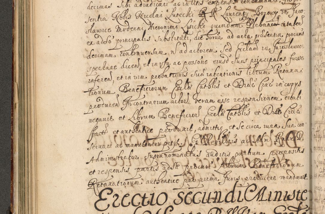 Zdjęcie nr 175 dla obiektu archiwalnego: Volumen II actorum episcopalium R. D. Petri Gembicki, episcopi Cracoviensis, locum tenente in dioecesi R. D. Alberto Lipnicki, canonico Cracoviensi post discessum R. D. Episcopi in Italiam et usque ad redditum eiusdem in Poloniam, videlicet a die 16 Novembris 1644 et per a. D. 1645 inchoative ad Septembrem. Horum videatur index ad finem huius voluminis