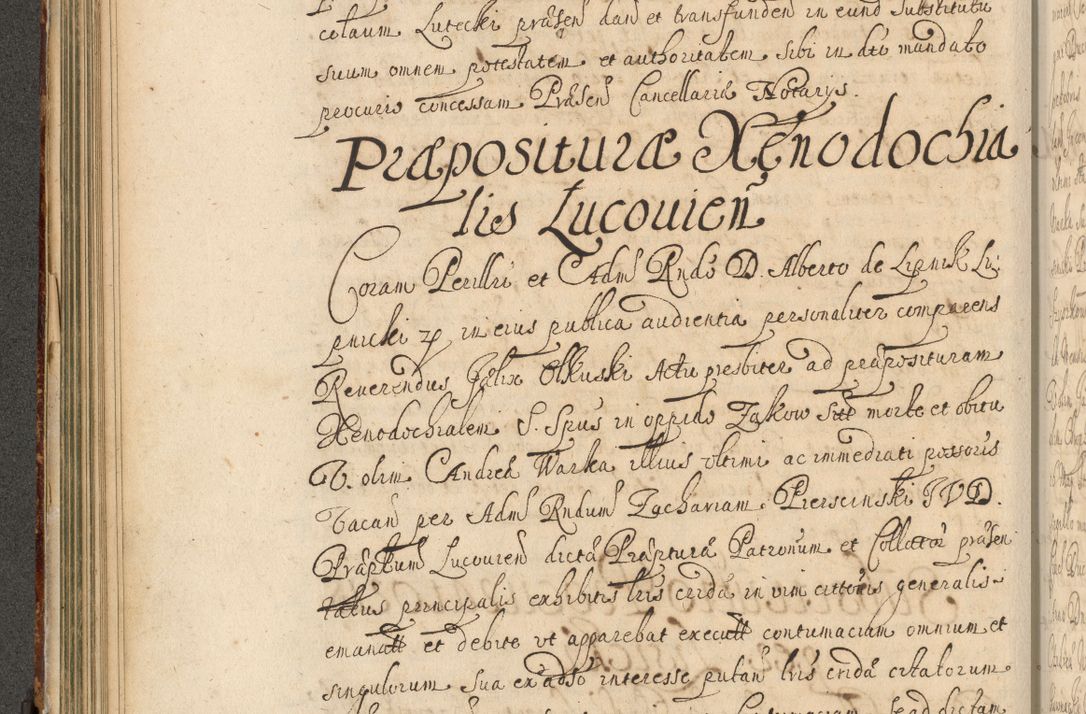 Zdjęcie nr 169 dla obiektu archiwalnego: Volumen II actorum episcopalium R. D. Petri Gembicki, episcopi Cracoviensis, locum tenente in dioecesi R. D. Alberto Lipnicki, canonico Cracoviensi post discessum R. D. Episcopi in Italiam et usque ad redditum eiusdem in Poloniam, videlicet a die 16 Novembris 1644 et per a. D. 1645 inchoative ad Septembrem. Horum videatur index ad finem huius voluminis
