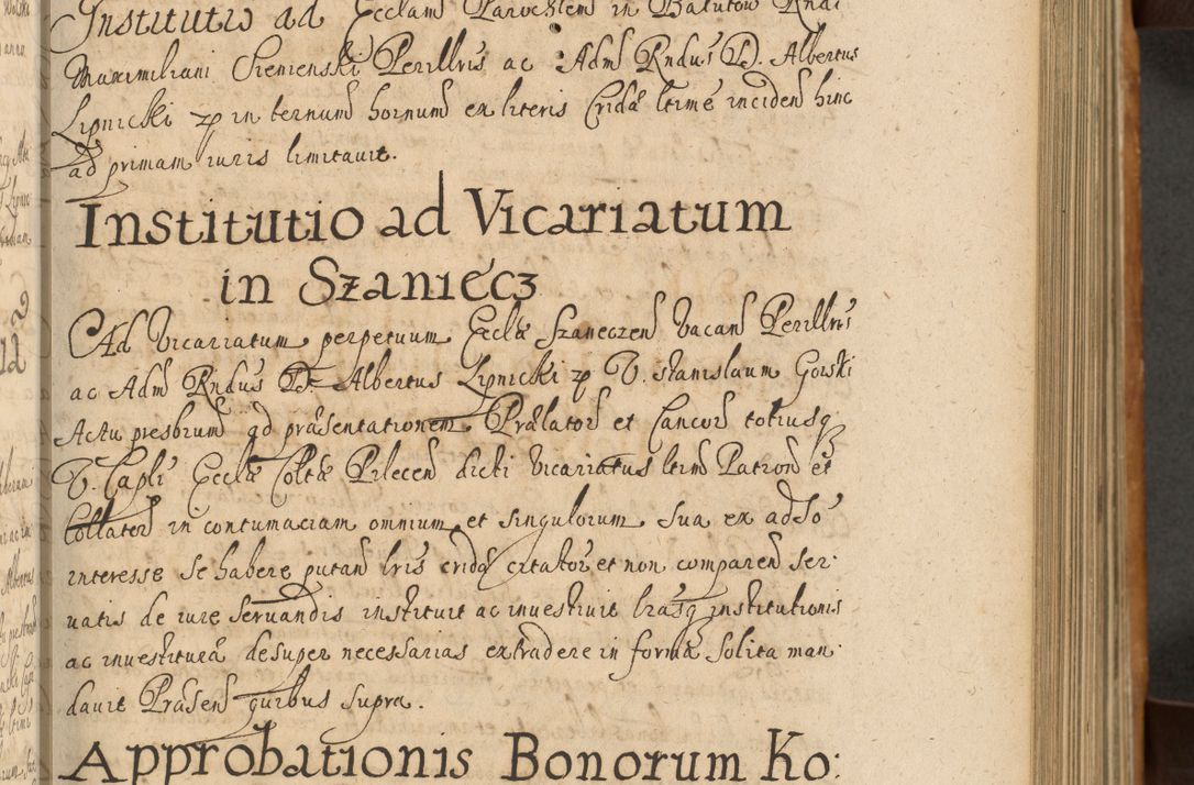 Zdjęcie nr 164 dla obiektu archiwalnego: Volumen II actorum episcopalium R. D. Petri Gembicki, episcopi Cracoviensis, locum tenente in dioecesi R. D. Alberto Lipnicki, canonico Cracoviensi post discessum R. D. Episcopi in Italiam et usque ad redditum eiusdem in Poloniam, videlicet a die 16 Novembris 1644 et per a. D. 1645 inchoative ad Septembrem. Horum videatur index ad finem huius voluminis