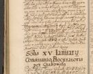 Zdjęcie nr 155 dla obiektu archiwalnego: Volumen II actorum episcopalium R. D. Petri Gembicki, episcopi Cracoviensis, locum tenente in dioecesi R. D. Alberto Lipnicki, canonico Cracoviensi post discessum R. D. Episcopi in Italiam et usque ad redditum eiusdem in Poloniam, videlicet a die 16 Novembris 1644 et per a. D. 1645 inchoative ad Septembrem. Horum videatur index ad finem huius voluminis