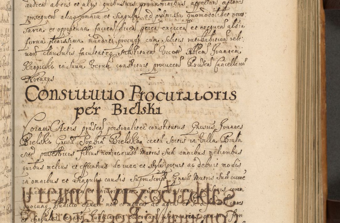 Zdjęcie nr 152 dla obiektu archiwalnego: Volumen II actorum episcopalium R. D. Petri Gembicki, episcopi Cracoviensis, locum tenente in dioecesi R. D. Alberto Lipnicki, canonico Cracoviensi post discessum R. D. Episcopi in Italiam et usque ad redditum eiusdem in Poloniam, videlicet a die 16 Novembris 1644 et per a. D. 1645 inchoative ad Septembrem. Horum videatur index ad finem huius voluminis