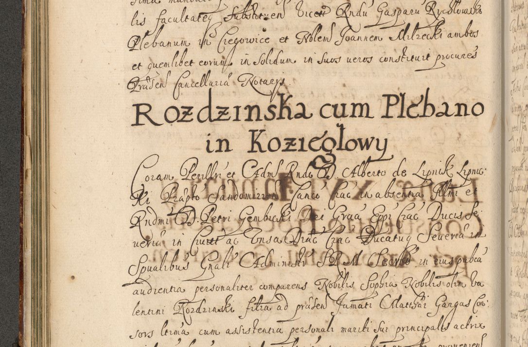 Zdjęcie nr 157 dla obiektu archiwalnego: Volumen II actorum episcopalium R. D. Petri Gembicki, episcopi Cracoviensis, locum tenente in dioecesi R. D. Alberto Lipnicki, canonico Cracoviensi post discessum R. D. Episcopi in Italiam et usque ad redditum eiusdem in Poloniam, videlicet a die 16 Novembris 1644 et per a. D. 1645 inchoative ad Septembrem. Horum videatur index ad finem huius voluminis